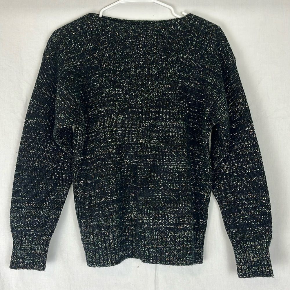 Vintage Black Shimmer Meister Sweater